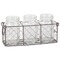 DII Wall Mount Chicken Wire Basket(Set of 2) Med Antique White